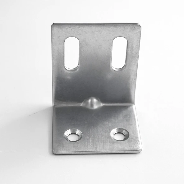 Metal L Demiri 30x25x38 mm (50 Adet) Raf Mobilya Köşe Destek Aparatı Dayanıklı Duvar Sabitleme Seti - Resim 5