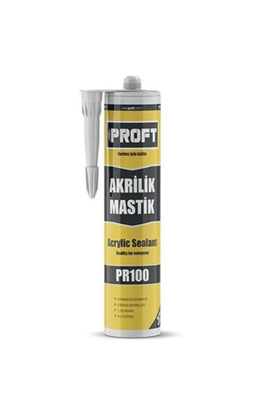 Proft Pr100 Akrilik Mastik 450 Gr Antrasit Gri ürün görseli
