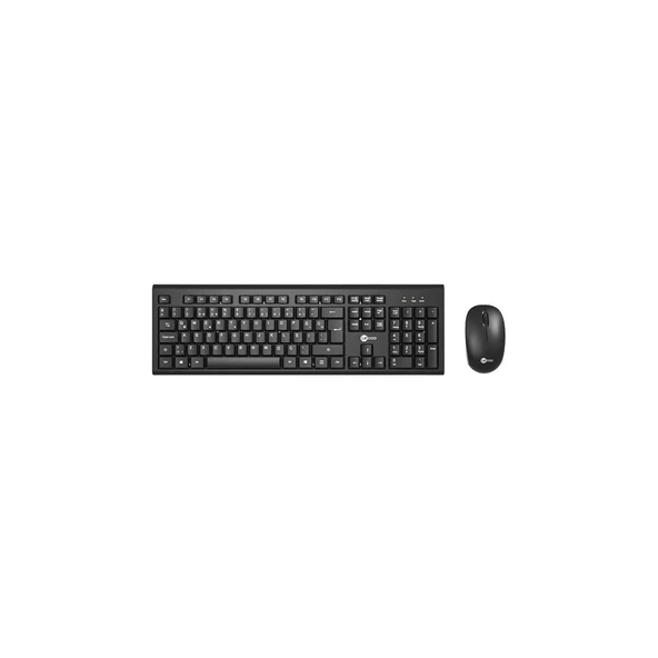 Lenovo Lecoo KW200 Kablosuz Q Trk Optic Mouse Siyah Standart Klavye - Mouse Set ürün görseli