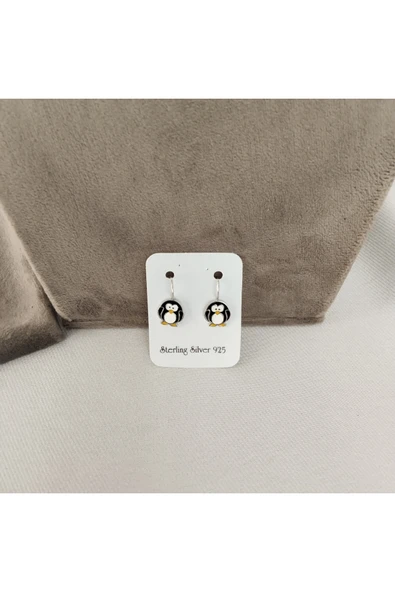 931 Ayar Gümüş Çocuk Küpesi– Zarif ve Güvenli Tasarım Model 8 - Resim 3