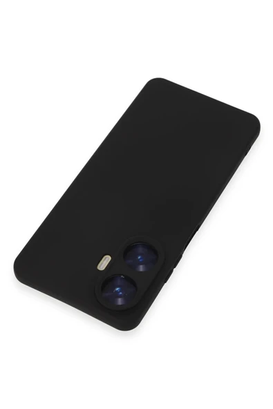 LitaeTrend Realme C55 Kılıf Nano içi Kadife Silikon - Siyah - Resim 4