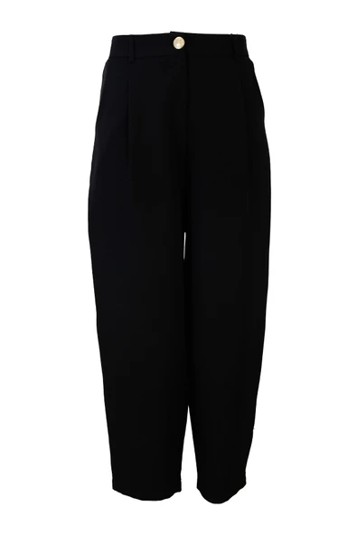 5567 SENTEZ PANTOLON ROMA ARKASI LASTİKLİ PİLELİ - Resim 2