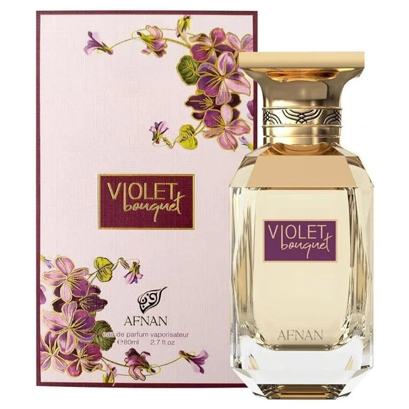 Afnan Violet Bouquet EDP 80 ml Kadın Parfümü - Resim 2