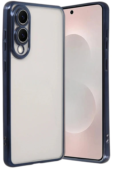 LitaeTrend Samsung Galaxy S25 Edge Lensli Silikon - Lacivert ürün görseli 1