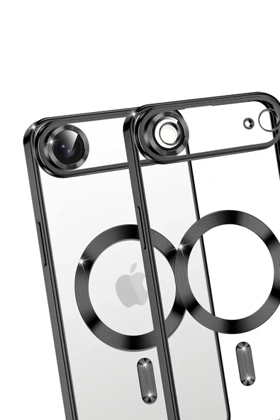 LitaeTrend Apple iPhone 17 Air Kross Magneticsafe Kapak - Siyah - Resim 3
