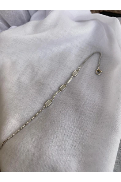 925 Ayar Gümüş Tasarımlı Genç/Yetişkin Kadın Bilekliği - Şık Tasarım - Resim 2