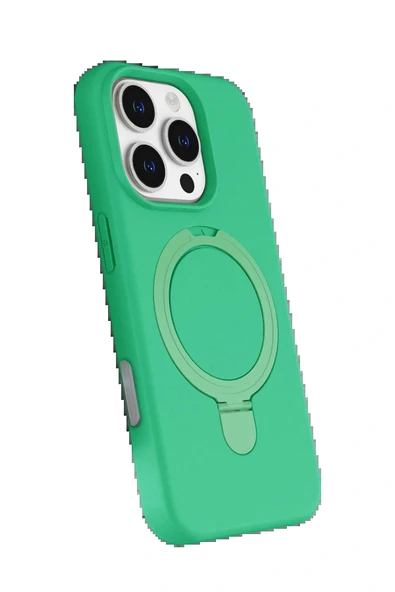 LitaeTrend Apple iPhone 16 Pro Regal Magsafe Standlı Kapak - Yeşil - Resim 2