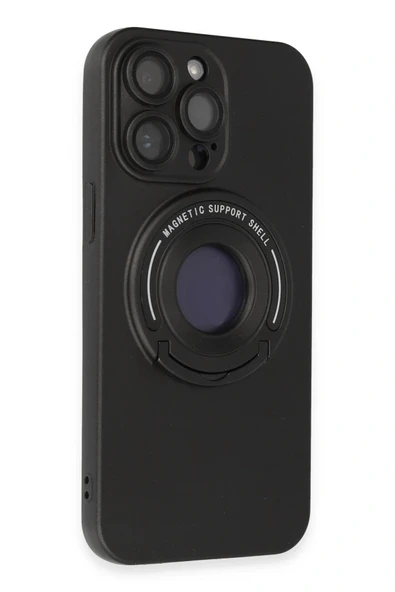 LitaeTrend iPhone 13 Pro Max Kılıf Lukka Magneticsafe Kapak - Siyah - Resim 2