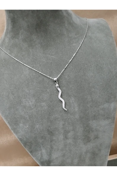 925 ayar gümüş tasarım kolye - Resim 2