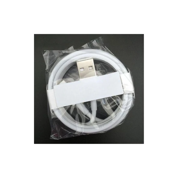 PDAteknoloji Lightning ile Uyumlu Kutusuz Kablo 1m Beyaz - Resim 3