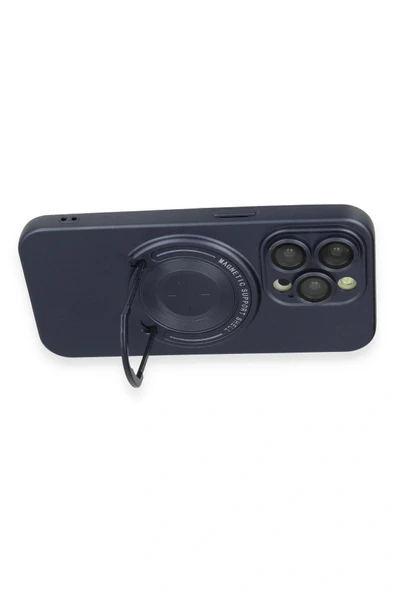 LitaeTrend iPhone 14 Pro Kılıf Lukka Magneticsafe Kapak - Lacivert - Resim 3