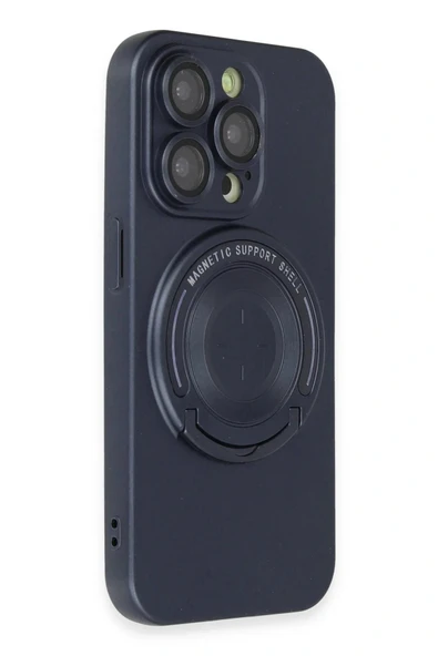 LitaeTrend iPhone 14 Pro Kılıf Lukka Magneticsafe Kapak - Lacivert - Resim 2