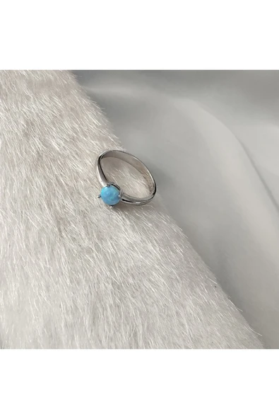 925 Ayar Gümüş Şık Tasarım Otantik Kadın Yüzük – El İşçiliği Model 4 - Resim 2