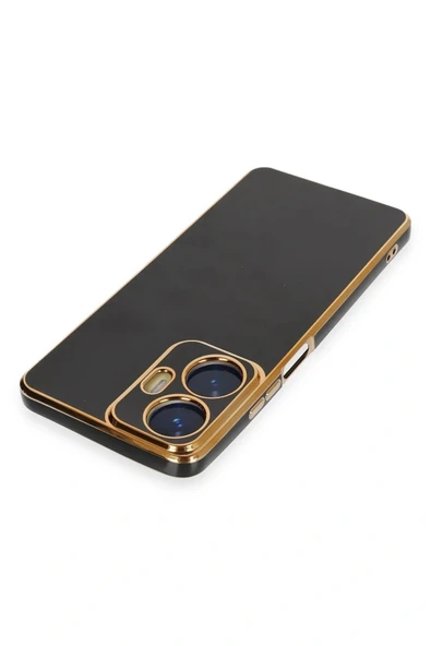 LitaeTrend Realme C55 Kılıf Volet Silikon - Siyah - Resim 3