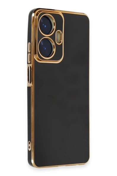 LitaeTrend Realme C55 Kılıf Volet Silikon - Siyah - Resim 2