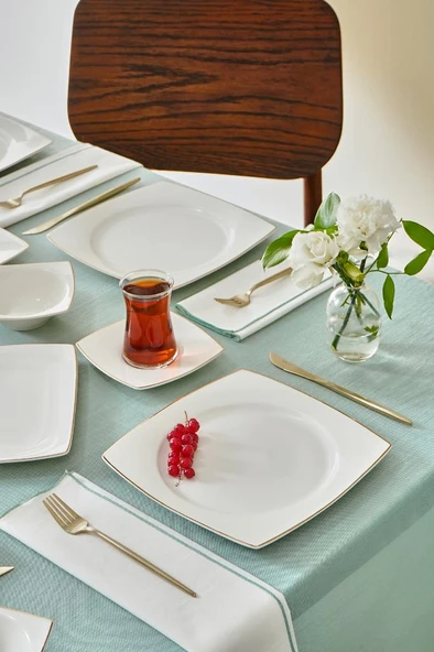 Elegance Bone Jamie 26 Parça 6 Kişilik Kahvaltı Takımı - Resim 3