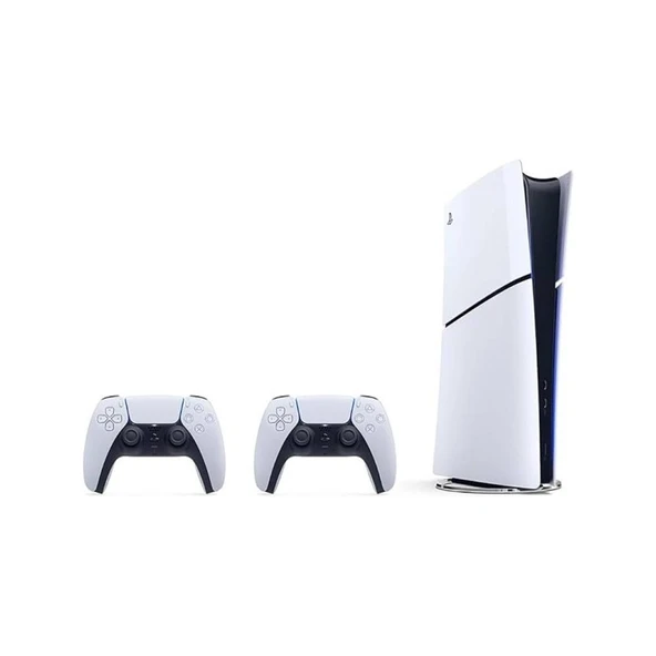 Sony Playstation 5 Slim Digital Edition İthalatçı Garantili + 2.Dualsense Beyaz ürün görseli