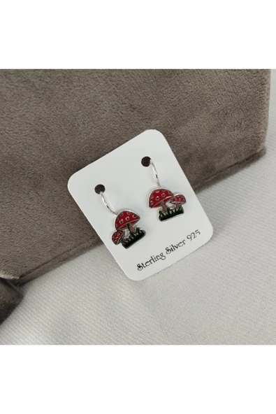 927 Ayar Gümüş Çocuk Küpesi– Zarif ve Güvenli Tasarım Model 3 - Resim 2