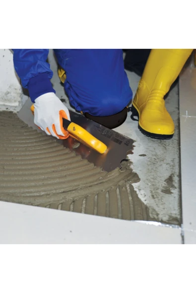 Dekor (Hassan) Hassan Mermer Malası Kapalı Plastik Saplı Yay Çeliği 50 Cm - Resim 3