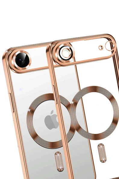 LitaeTrend Apple iPhone 17 Air Kross Magneticsafe Kapak - Turuncu - Resim 3