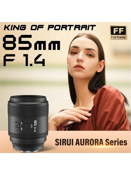 Sirui Aurora Af 85MM F1.4 Lens Nikon z-Mount - Resim 2