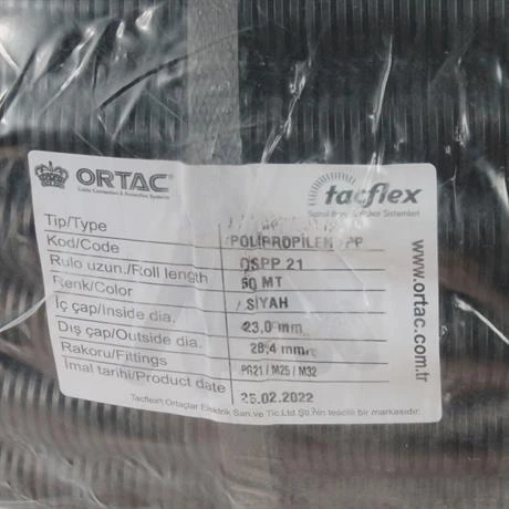 Ortaç Pg-21 Siyah Polıpropılen Spiral | Ospp-21 ürün görseli 1
