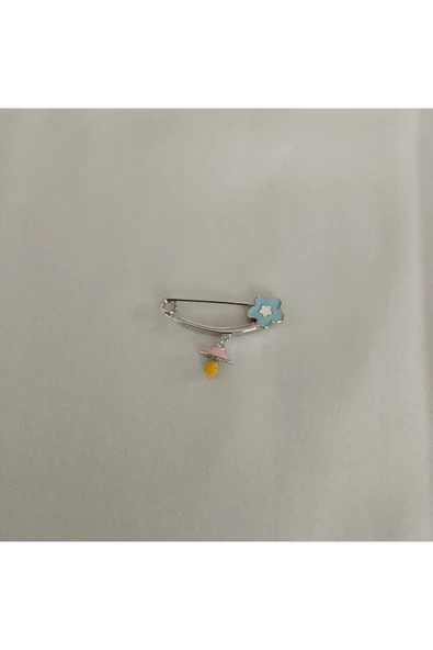 925 Gümüş Çocuk/Bebek Yaka İğnesi Model 3 ürün görseli