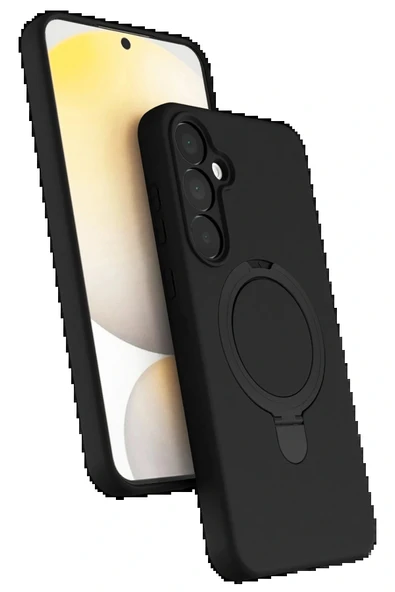 LitaeTrend Samsung Galaxy A25 5G Regal Magsafe Standlı Kapak - Siyah ürün görseli 1