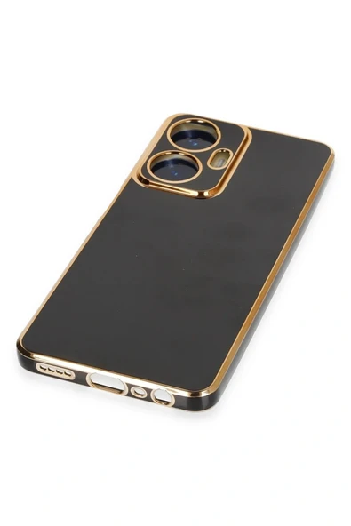 LitaeTrend Realme C55 Kılıf Volet Silikon - Siyah - Resim 4