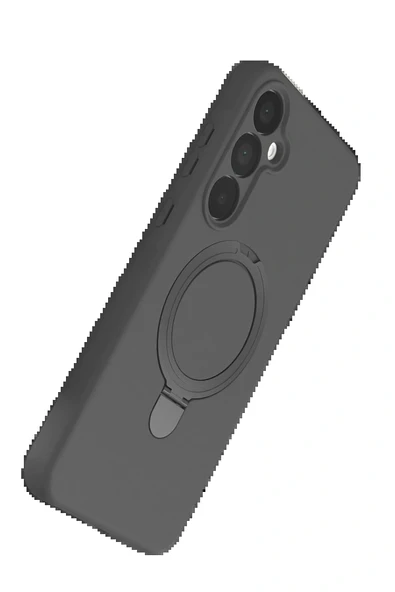 LitaeTrend Samsung Galaxy A25 5G Regal Magsafe Standlı Kapak - Titan Gri - Resim 3