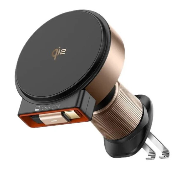 MCDODO CH-0091 15W MagQ Qi2 Kablosuz Geri Çekilebilir Araç Şarj Cihazı ve Telefon Tutucu ürün görseli