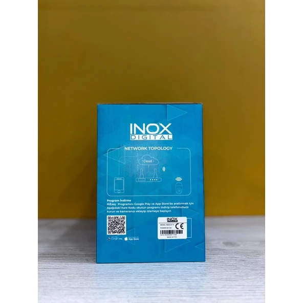 INOX-X113 Wifi Güvenlik Kamerası 3 Lensli 3 MP Hareket Algılama Özelliğiyle - Resim 2