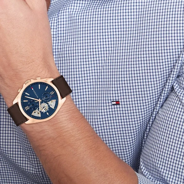 Tommy Hilfiger TH1710645 Erkek Kol Saati - Resim 4