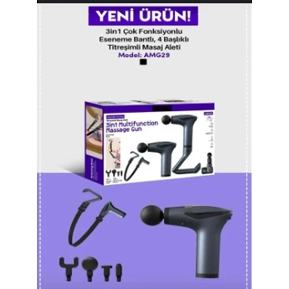 Auhma 3i̇n1 Masaj Aleti̇ AMG29 ürün görseli