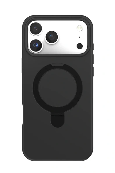 LitaeTrend Apple iPhone 17 Pro Max Regal Magsafe Standlı Kapak - Siyah - Resim 2