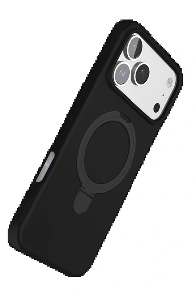LitaeTrend Apple iPhone 17 Pro Max Regal Magsafe Standlı Kapak - Siyah - Resim 4