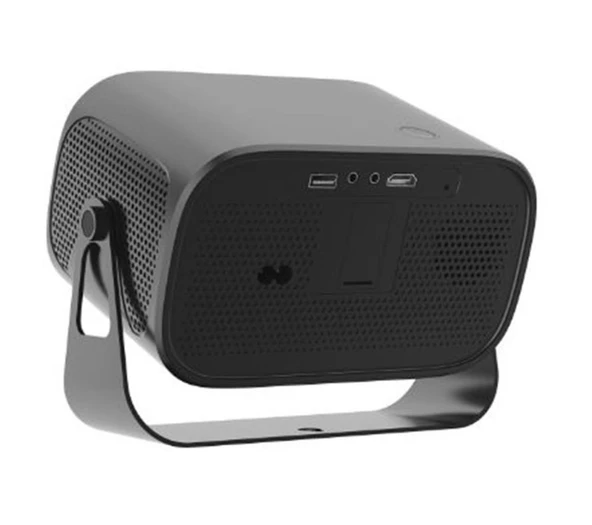 Everest PJ04 Pandora Siyah-Gri Taşınabilir 1280-720P 7500 Lumen 4K Andriod 13 HD Projeksiyon Cihazı - Resim 2