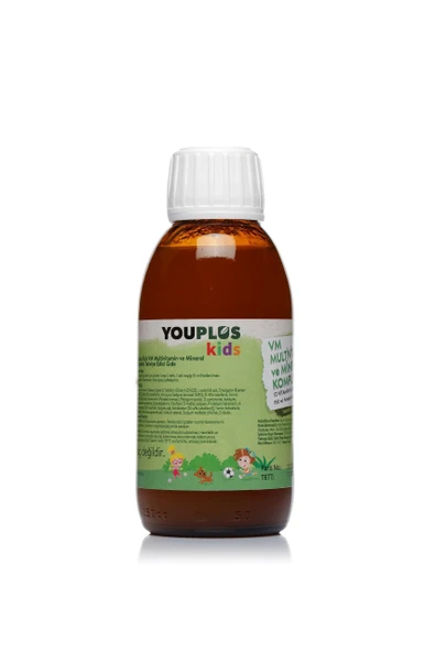 Youplus Kids VM Multivitamin ve Mineral Kompleksi 150 ml ürün görseli