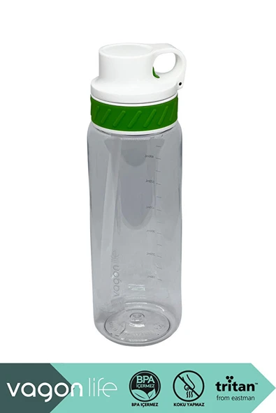Vagonlife VGN047 800ml Pipetli Yeşil Tritan Matara ürün görseli