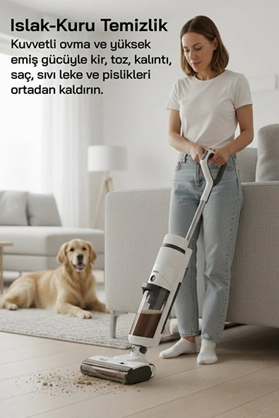 Sinbo SFC-4103 Islak-Kuru Yüzey Temizleyici-Beyaz - Resim 5