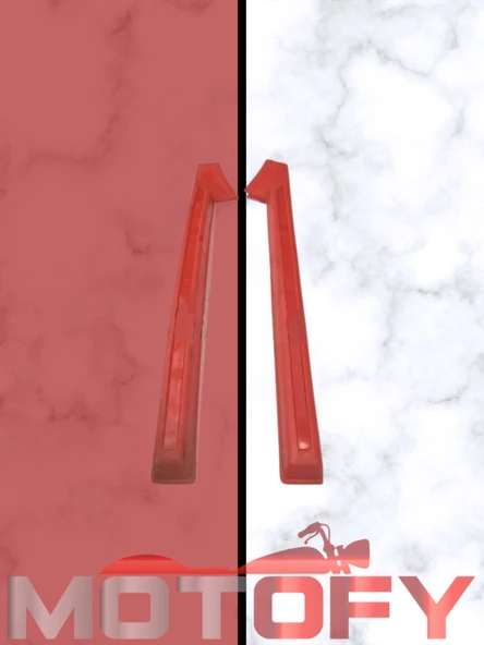 HONDA KİNETİC DX YAN ÇİTA TAKIMI SAĞ SOL KIRMIZI ürün görseli