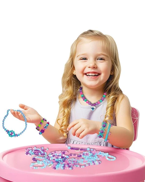 Dede Oyuncak Stitch Tekli Takı Yapım Seti 04083 - Resim 4