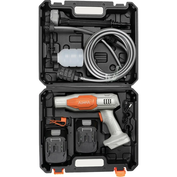 Acr-03 Akülü Basınçlı Araç Yıkama Makinesi | 21V Çift Batarya | 175 Psı Güç | 2.7l/dk Su Akışı - Resim 3