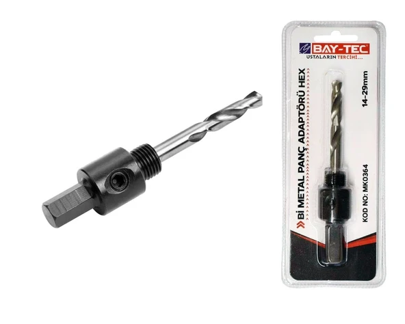 Bimetal Panç Adaptörü HEX 14-29 mm MK0364 ürün görseli
