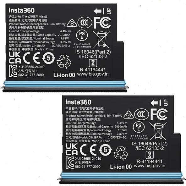 Insta360 X4 Air Starter Bundle (2 Batarya, Çubuk, Lens Cap) - Resim 5