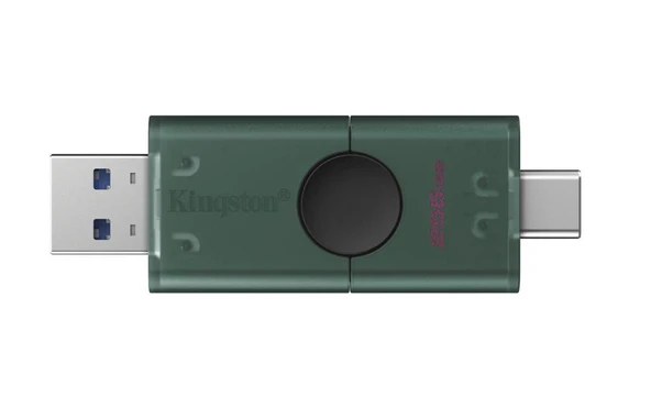 Kingston DTDEG2-256GB 256GB USB-A + USB-C 3.2 Gen 1 DataTraveler DuoG2 Flash Bellek ürün görseli