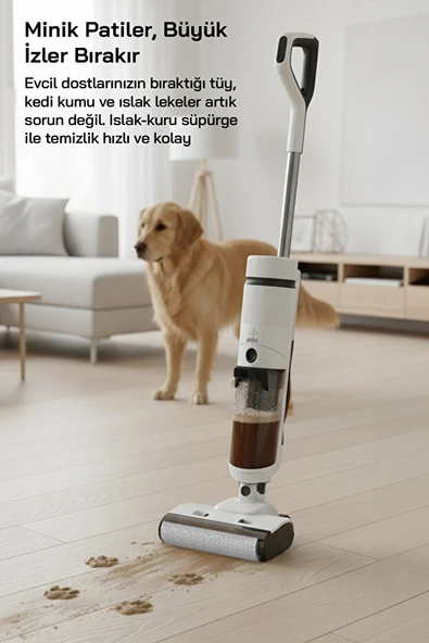 Sinbo SFC-4103 Islak-Kuru Yüzey Temizleyici-Beyaz - Resim 6