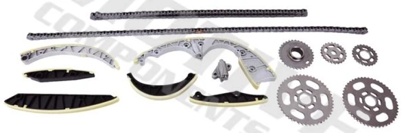 Vag Eksantrık Zincir Set Disliler İle Birlikte Komple Kit 3.0 Touareg 13>18 A4 Avant 13>15 A6 A7 A8 Avan - Motıve Tck314 ürün görseli