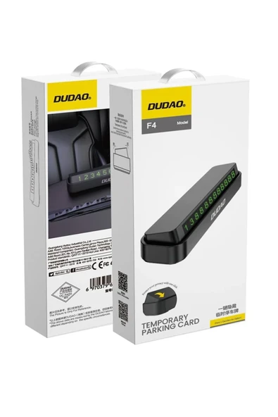DUDAO F4 Araç İçi Numaratör Premium Kaliteli Park Aç Kapa ürün görseli