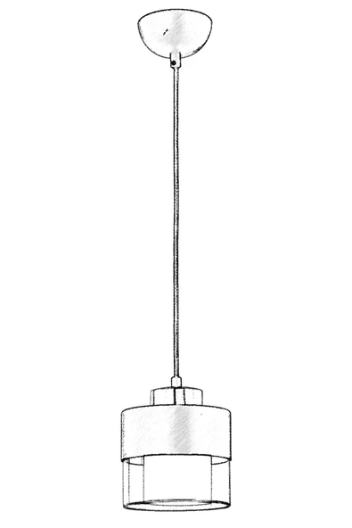 AVONNI AV-60193-1BSY Siyah Boyal? Modern Avize E27 Metal Cam 15cm - Resim 3